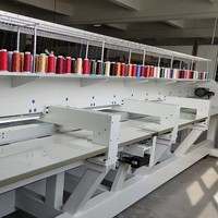 Máquinas de Bordar Computarizadas Planas de 6/8/10/12 Cabezales, Software Topwisdom, para Diversos Tejidos, Área Personalizada, Venta al Por Mayor de Fábrica