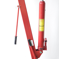 Grúa Hidráulica para Camioneta OEM de 2000 LBS con Cabrestante Manual, Elevador Giratorio de 360 Grados, Grúa de Acero Tipo Davit