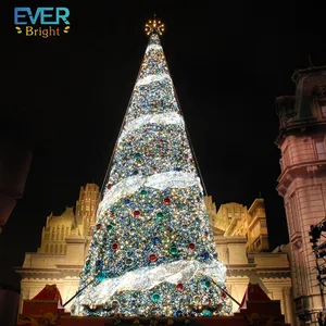 Großhandel 3m 6m 9m 12m 15 Meter Outdoor Großer riesiger PVC künstlicher Weihnachts baum