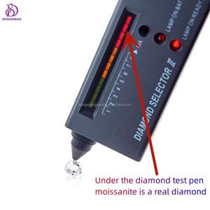Moissnaite vượt qua Kim Cương Tester Chất lượng cao moissanite kim cương lỏng vòng màu xanh lá cây Tùy chỉnh nhiệt moissanite Stones màu xanh moissanite - Product Image 4