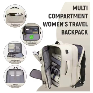 Factory Custom Outdoor Luggage High Quality Travel Business Panelled Waterproof Extendable Laptop <b>Backpack</b> Unisex External Frame - Product Image 3