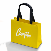 Sac cadeau en carton écologique personnalisé avec logo de marque privée, emballage cosmétique de luxe, matériaux recyclés