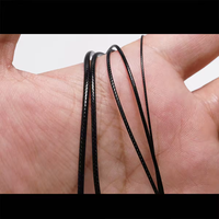 Fil ciré coréen de 2 mm, 80 m/rouleau, cordon ciré, corde, sangle, cordon pour collier, perles pour la fabrication de bijoux
