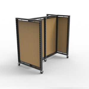 Tùy chỉnh hiện đại kim loại quần áo kệ trưng bày miễn phí tầng đứng cho cửa hàng may mặc cơ giới Gondola - Product Image 4