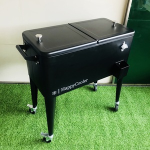 80QT 75L Kim Loại <span class=keywords><strong>Ice</strong></span> Bar Cooler <span class=keywords><strong>Box</strong></span> Với Bánh Xe Cho BBQ/Đảng/Dã Ngoại - Product Image 4