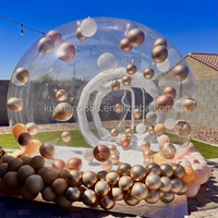 Tente bulle gonflable transparente en PVC pour enfants et adultes, idéale pour les mariages en plein air, les fêtes et les événements commerciaux