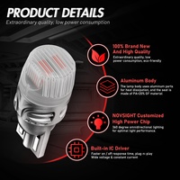 Novsight 7443 7440 1156 1157 3156 3157 P21W T20 3030smd Led Frein Inverse Ampoule Clignotant Lampe De Conduite De Voiture Lumière