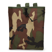 Vente en gros de sac tactique camouflage molle pour randonnée en plein air pochette tactique sac d'accessoires de chasse sac utilitaire pour outils sac à magazines design avec cordon de serrage