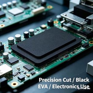 Precision Die Cut Black EVA Foam Bumper with Strong Sticky for <b>Electronics</b> Assembly - Product Image 4