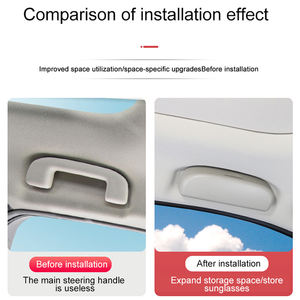 Accesorios interiores para automóviles para caja de gafas de sol Toyota y soporte para gafas de sol hecho de ABS y TPU - Product Image 4