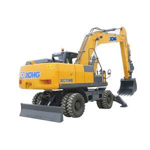 Excavadora de Ruedas de 20 Toneladas y 21 Toneladas con Neumáticos XE210WB de Fábrica de Xuzhou, China, Precio de Venta - Product Image 3