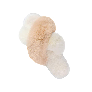 Offre Spéciale femmes mode chaud moelleux pantoufles confortable fausse fourrure croix intérieur <span class=keywords><strong>pantoufle</strong></span> poupée doux sol diapositives plat dames en peluche <span class=keywords><strong>pantoufle</strong></span> - Product Image 3