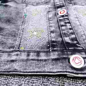 Set di <span class=keywords><strong>Abbigliamento</strong></span> Boutique Professionale per Ragazze, Completo in Jeans Estate 2022 - Product Image 4