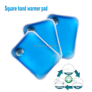 Compresse chauffante magique réutilisable en PVC non toxique, carrée, à pression, pour soulager la douleur et les entorses, 10x8cm - Product Image 2