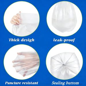 ถุงขยะแบบเสื้อยืด ถุงหิ้ว HDPE ถุงพลาสติกแบบใช้แล้วทิ้งสำหรับซุปเปอร์มาร์เก็ต ร้านขายของชำ และใช้ในครัวเรือน ขายส่ง - Product Image 3