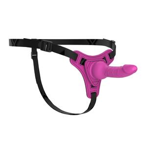 Arnés de correa ajustable de silicona de venta caliente en consoladores con cinturón usable para hombre mujer lesbiana - Product Image 6