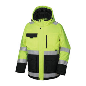 [T.BUC] ODM Marca coreana (20471) Alta visibilidad EN ISO Ropa de trabajo de poliéster estándar Chaqueta DE SEGURIDAD aislada - Product Image 3