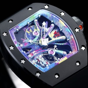 Nuevo Reloj Negro de Diseño Mecánico Artístico con Graffiti, Popular y de Alta Calidad - Product Image 4