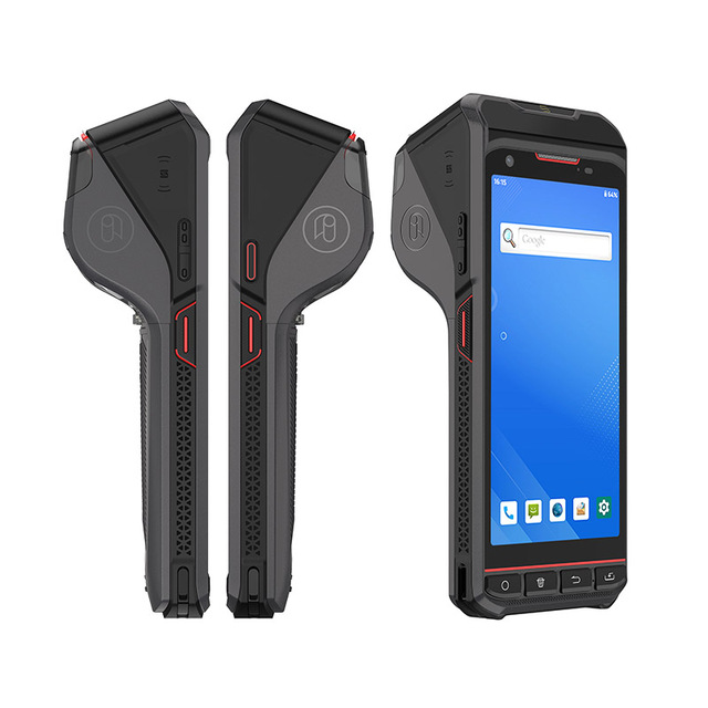 UNIWA V5P 5.5 Inch Handheld Rugged Smartphone PDA MT6765 Octa Core 4GB RAM 64GB ROM Built-in Sticker Printer