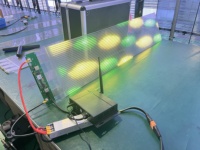 Film écran led transparent P4 P6 P8 P10 écrans transparents souples pour centres commerciaux et vitrines