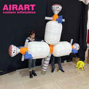 Décoration sur le thème aérien du <span class=keywords><strong>satellite</strong></span> gonflable, <span class=keywords><strong>satellite</strong></span> artificiel gonflable pour les activités d'affichage - Product Image 1