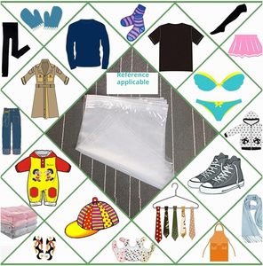 Bolsas Compostables y Biodegradables de PLA+PBAT con Cierre Autoadhesivo, Transparentes y Reutilizables, de 12x15 Pulgadas, Impresas en Huecograbado, para Empaque de Camisetas - Product Image 6
