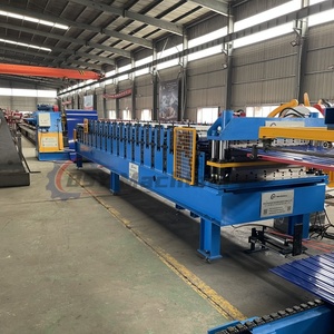 금속 루핑 IBR 강판 벽 패널 장착 기어 베어링 모터 펌프 코어 제조용 이중층 롤 성형기 - Product Image 3