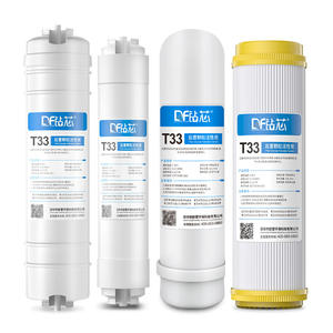 Cartouche de filtre à eau Df T33 de 10 pouces, charbon actif post-filtration pour purificateur d'eau du robinet - Product Image 1