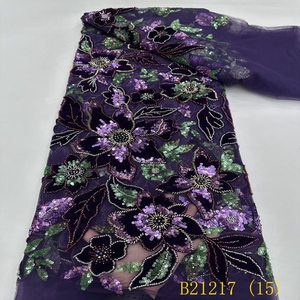 האחרונה ידידותי לסביבה צרפתית תחרה מבריק רך צבעוני רך מבריק רך צבעוני - Product Image 5