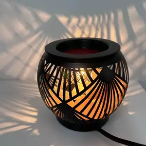 Top Quality Healing Metal Wax Warmer Warm Rock Salt Lamp New Design Dream Catcher Himalayan Salt Lamp
