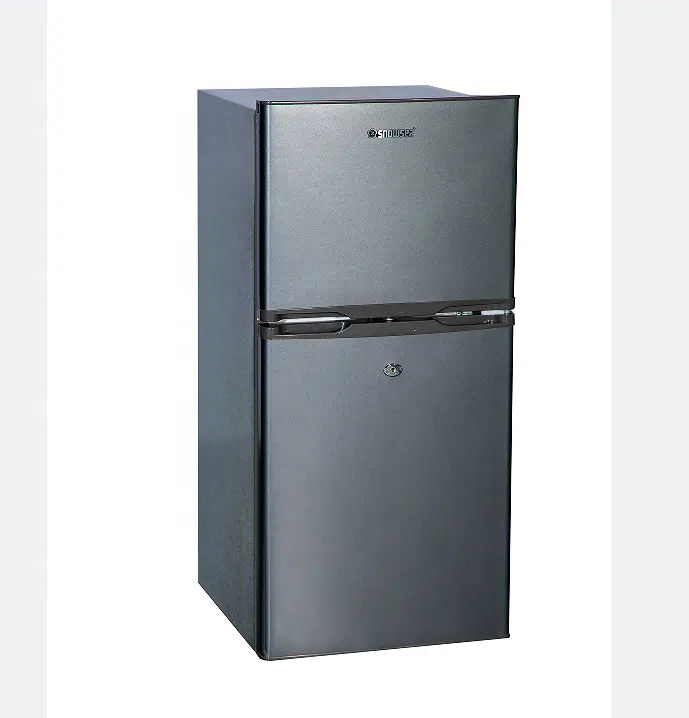 Refrigerador eléctrico de doble puerta, refrigerador de sobremesa de alta calidad, Manual, el mejor precio