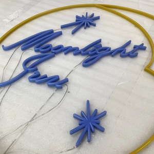 Tùy Chỉnh 3D Neon LED Acrylic Biểu Tượng Dấu Hiệu Điều Khiển Từ Xa Cho Văn Phòng Công Ty Cửa Hàng Trang Trí Nội Thất Đám Cưới Cửa Hàng Thanh Cho Trung Tâm Sử Dụng - Product Image 2