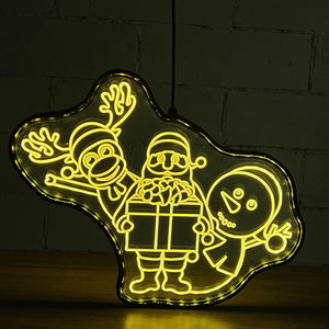 <span class=keywords><strong>ไฟ</strong></span>ตกแต่งคริสต์มาสแบบใหม่ ดีไซน์ RGB เปลี่ยนสีได้ ป้ายอะคริลิคเรืองแสง ป้าย<span class=keywords><strong>ไฟ</strong></span>นีออน - Product Image 5