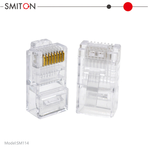 100PCS RJ45 Cat5e Connecteur Rj45 Cat5/<span class=keywords><strong>5e</strong></span> Utp <span class=keywords><strong>Cat</strong></span> 5 <span class=keywords><strong>5e</strong></span> <span class=keywords><strong>Rj</strong></span> 45 Connecteurs Mâle Cat5e Connecteur - Product Image 2