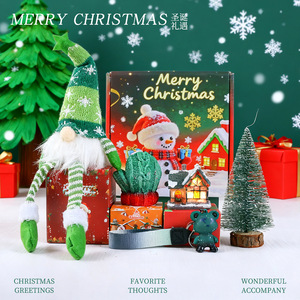 Christmas Gift Set Festive Decor <b>Box</b> With Tree Snowman Ornament Personalized Holiday <b>Present</b> <b>For</b> Girlfriend Friend - Product Image 4