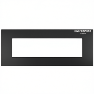 Plaque noire à 7 voies compatible avec Vimar Arke - Product Image 2