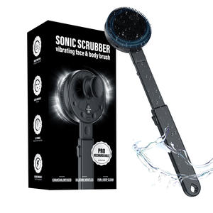 Brosse de bain électrique personnalisée en usine, massage par vibration, poignée télescopique, soins de santé à domicile, appareil portable de nettoyage corporel - Product Image 2