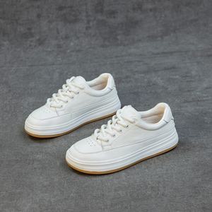 נעליים לבנות קטנות, נעלי נשים שטוחות עם עקב נמוך, לבנות שחורות, נגד החלקה, עם שרוכים, נעלי סקייטבורד נמוכות, נעלי ריצה - Product Image 6