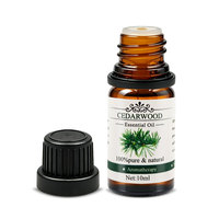 Huile essentielle de cèdre 100% pure et naturelle pour l'aromathérapie, le massage, huile de Cedrus Deodara biologique pour les soins de la peau, diffuseur 10ml
