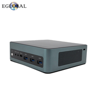 Mini PC EGLOBAL con Ventilador, Intel Core Ultra5 125U, 2*DDR5, SSD M.2, Win10, HD, DP, Tipo-C, 5*USB, 2*RJ45, Giga LAN, Linux, Audio