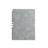 Porte-stylo en acier A5 PQ, essentiels scolaires, cahiers épaissis, journal personnalisé à couverture rigide, cuir écologique en tissu