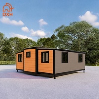 Maison conteneur modulaire extensible en structure acier personnalisable de 20/40 pieds avec 2 chambres, salle de bain et cuisine - En promotion