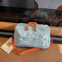 Sac de voyage extensible grande capacité, sac de sport imperméable tendance avec séparation sec-humide, sac de voyage décontracté et durable