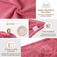 Serviette de bain en microfibre pour sécher les cheveux, bandeaux colorés à absorption rapide, turban enveloppant pour le séchage des cheveux, pour les soins personnels