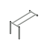 Pieds de bureau exécutif, base de table d'ordinateur pour villa, cadre métallique moderne pour bureau