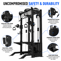Rack de musculation de qualité supérieure, rack à squats commercial, cage pour entraînement de force