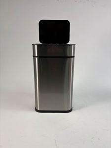 Poubelle intelligente automatique en acier inoxydable de 13 L pour intérieur 360 °   Induction sans contact, écologique, avec mode de charge ou mode batterie - Product Image 5