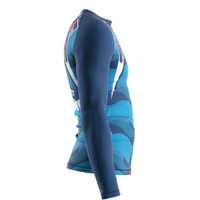 Maillot de protection anti-UV à manches longues pour homme, ajusté, respirant et doux au toucher, idéal pour l'entraînement quotidien (canoë et aviron)