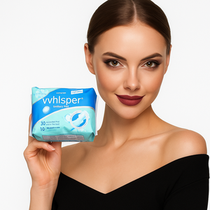 Nhà Máy Trực Tiếp OEM ODM Cao Thấm Dùng Một Lần Bông Cảm Giác Của Người Phụ Nữ Thoáng Khí Vệ Sinh Pad Ngày Sử Dụng Ban Đêm - Product Image 1