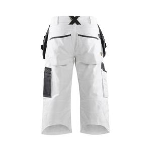 BLAKLADER - 151112101098C46 X1500 Pintores Pantalones piratas Blanco/Gris oscuro-EAN 7330509754962 PANTALONES DE TRABAJO CARGO - Product Image 2